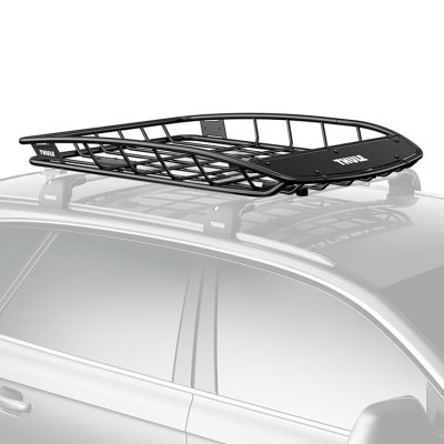 ติดแร็คหลังคา THULE RoofRack รุ่น CANYON XT 859 Black Color 127x104x15 cm