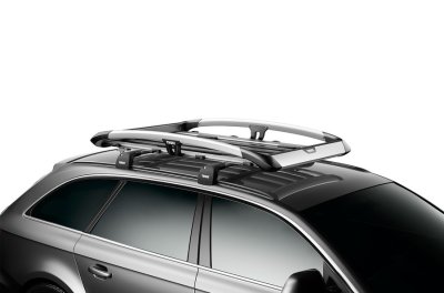 ร้านแร็คหลังคาใกล้ฉัน THULE RoofRack รุ่น TRAL-L 824 Sliver Color 160x100x18 cm