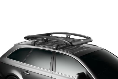 แร็คหลังคามือสอง THULE RoofRack รุ่น TRAL-L 824 Black Color 160x100x18 cm