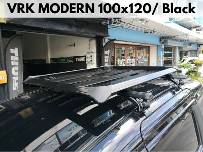 แร็คหลังคา VRK Roofrack รุ่น Modern Black Color 100x120 cm