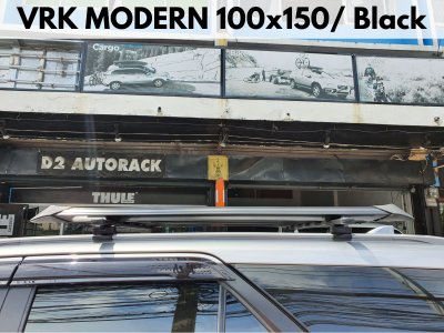 ถาดวางของบนหลังคา VRK Roofrack รุ่น Modern Black Color 100x150 cm