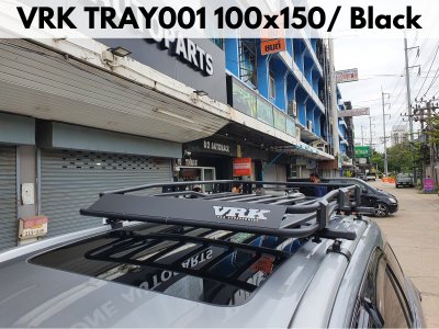 แร็คหลังคา VRK RoofRack รุ่น TRAY001 Black Color 100x150 cm