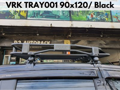 ถาดวางของบนหลังคา VRK Roofrack รุ่น TRAY001 Black Color 90x120 cm