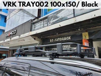 ที่เก็บของบนหลังคา VRK Roofrack รุ่น TRAY002 Black Color 100x150 cm