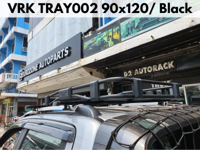 ถาดใส่ของบนหลังคา VRK Roofrack รุ่น TRAY002 Black Color 90x120 cm