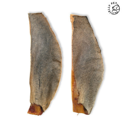 Cow Ear Strip หูวัวอบแห้งหั่นชิ้น 1ชิ้น