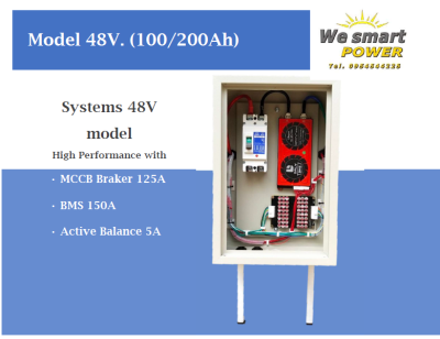 LFP Battery Storage 24V 200A (4.8kWh) ประกอบในไทย