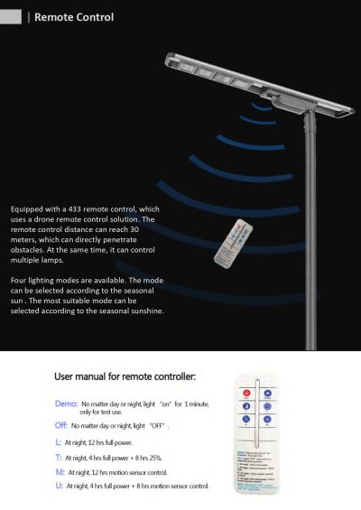 โซล่าเซลล์โคมไฟถนน แอลอีดี (LED) รุ่นทนพิเศษ 30-40 วัตต์ (งานราชการ)