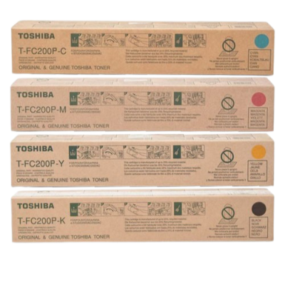 Toshiba T-FC200P-K,C,M,Y ผงหมึกเครื่องถ่ายเอกสาร