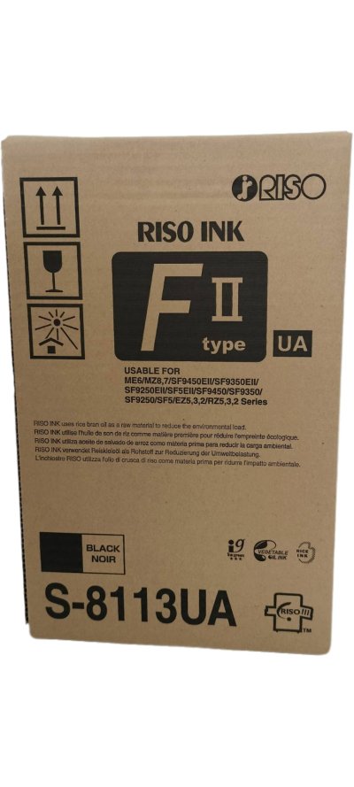 Riso SFII S-8113UA หมึกพิมพ์สำเนา สีดำ Black