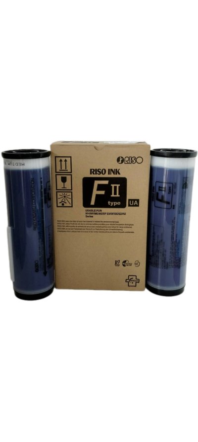 Riso SFII S-8123UA หมึกพิมพ์สำเนา สีน้ำเงิน (Medium Blue)