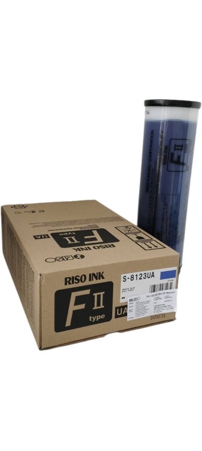 Riso SFII S-8123UA หมึกพิมพ์สำเนา สีน้ำเงิน (Medium Blue)