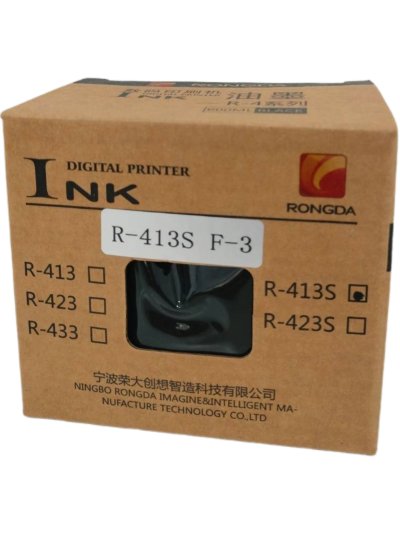 หมึกพิมพ์สำเนา Rongda R-413S สีดำ