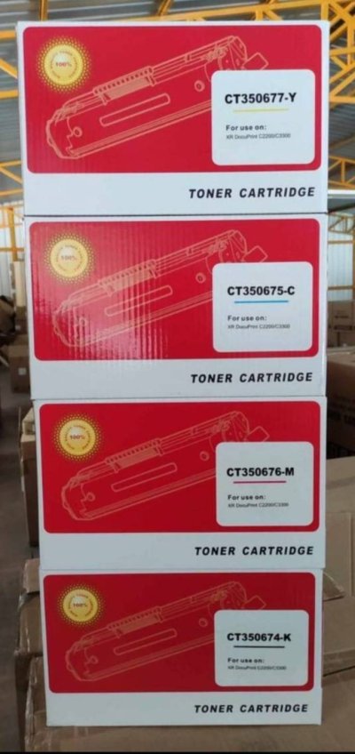 Fuji Xerox CT350674-CT350677 ตลับหมึกเทียบเท่า DocuPrint C2200/C3300