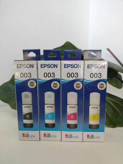Epson 003 BK,C,M,Y ( T00V100 - T00V400 ) น้ำหมึกเติมแบบขวด