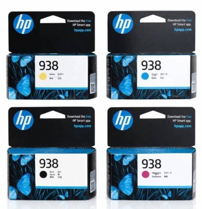 HP 938 4S6X5PA - 4S6X8PA  ตลับหมึกอิงค์เจ็ท BK,C,M,Y