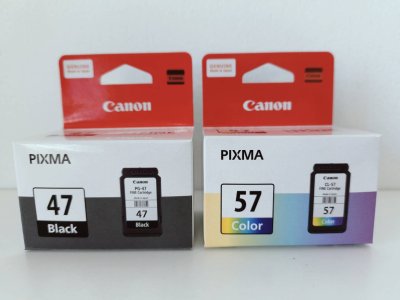 Canon PG-47BK / CL-57CL Tri-Color ตลับหมึกอิงค์เจ็ท