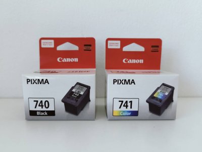 Canon PG-740BK / CL-741CL Tri-Color ตลับหมึกอิงค์เจ็ท