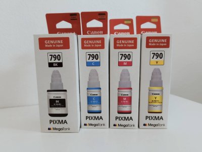 Canon GI-790 BK,C,M,Y น้ำหมึกเติมแบบขวด