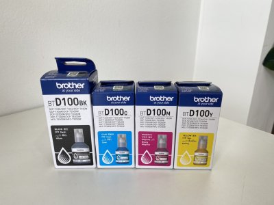 Brother BT-D100 BK,C,M,Y หมึกเติมอิงค์เจ็ท