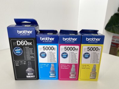Brother BT-D60BK - BT5000 C,M,Y หมึกเติมอิงค์เจ็ท