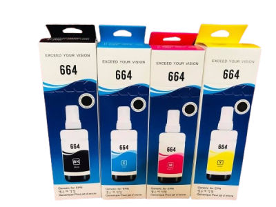 INK Premium / หมึกเทียบเท่า Epson T664 BK-C-M-Y
