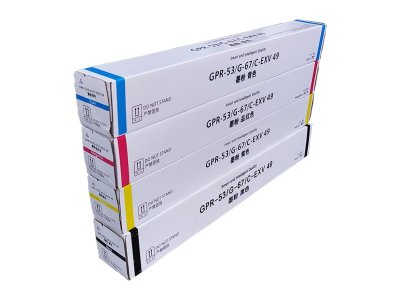 Canon NP-G67/GPR-53 BK C M Y ตลับหมึกเลเซอร์สีเทียบเท่า