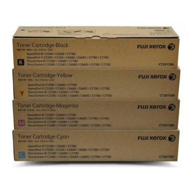 Fuji Xerox CT201586 - CT201589 BK,C,M,Y ตลับหมึกโทนเนอร์