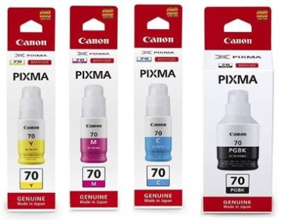 Canon GI-70 BK,C,M,Y หมึกเติมอิงค์เจ็ท