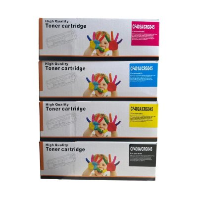 HP 201A (CF400A-CF403A)  / Canon Cartridge-045 BK,C,M,Y ตลับหมึกเทียบเท่า