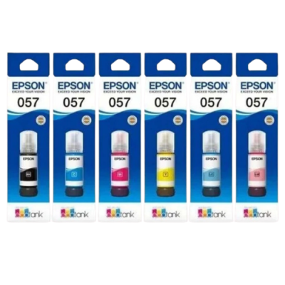 Epson 057 BK,C,M,Y,LC,LM ( T09D100 - T09D600 ) น้ำหมึกเติมแบบขวด