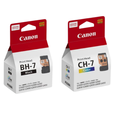 Canon Print Head BH-7 BK (รหัสเดิม = CA-91) / CH-7 CL Tri-Color ( 3 สี )(รหัสเดิม = CA-92) ตลับหัวพิมพ์อิงค์เจ็ท