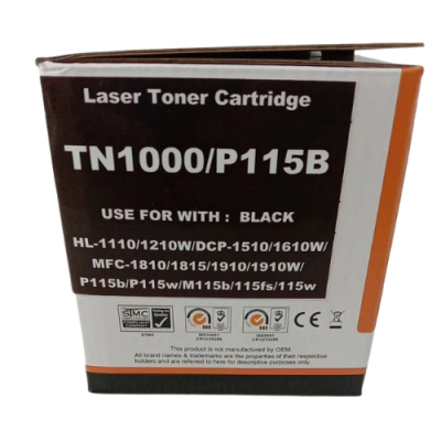 Brother TN-1000 / Xerox CT202137 ตลับหมึกโทนเนอร์เทียบเท่า