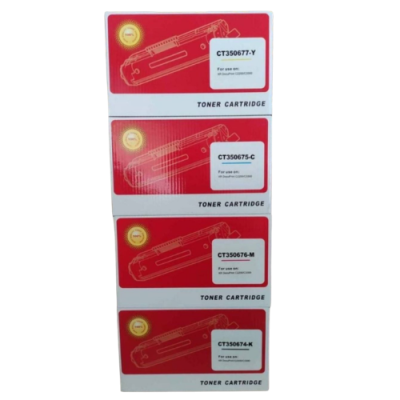 Fuji Xerox CT350674-CT350677 ตลับหมึกเทียบเท่า DocuPrint C2200/C3300