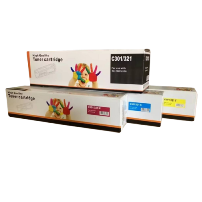 OKI C301 / C321 BK/C/M/Y ตลับหมึกโทนเนอร์เทียบเท่า