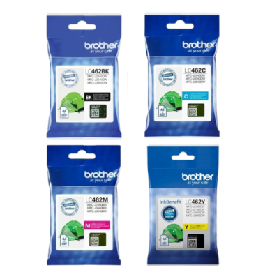 Brother LC-462 BK,C,M,Y  ตลับหมึกอิงค์เจ็ท