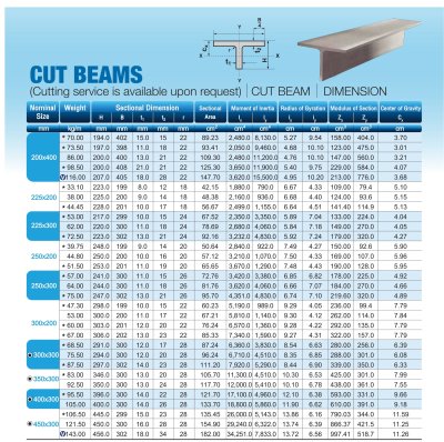 CUT BEAM
