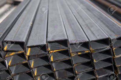 เหล็กกล่องแบน (Carbon Steel Rectangular Pipes)