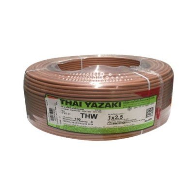 สายไฟ THW YAZAKI 1 x 2.5 sq.mm.ดำ