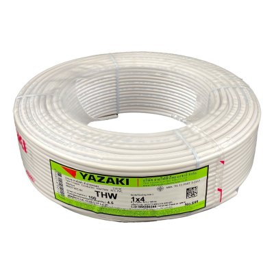 สายไฟ THW YAZAKI 1 x 4 sq.mm