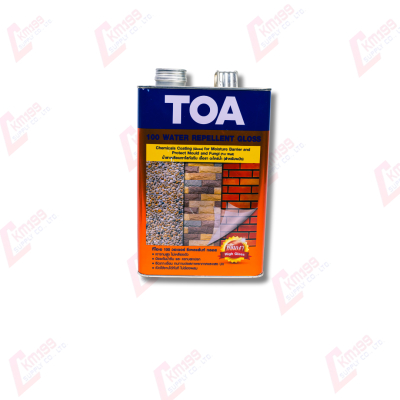 TOA-100 น้ำยาเคลือบเงาใส กันซึม เชื้อรา และตะไคร้น้ำ