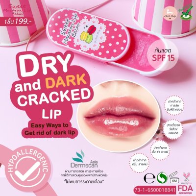 Sweet Macaron Lip Balm + Sweet Macaron Lip Balm +