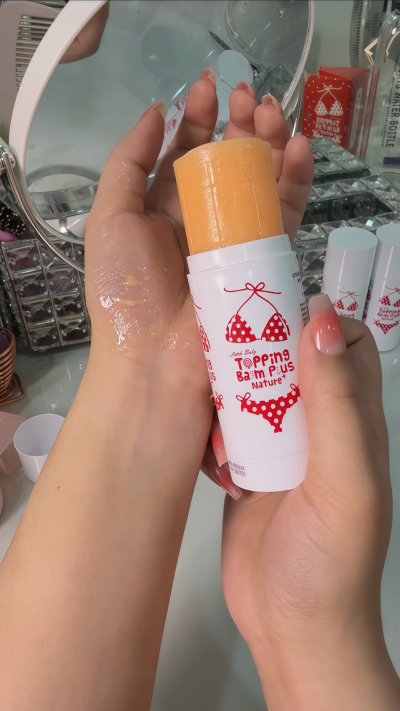 (100 ชิ้น) ท๊อปปิ้ง บาล์ม พลัส เนเจอร์+ แบบแท่ง