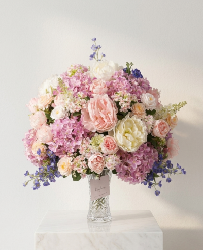 [Artificial] Elegant Mix Flower Vase Perfect for Gifting