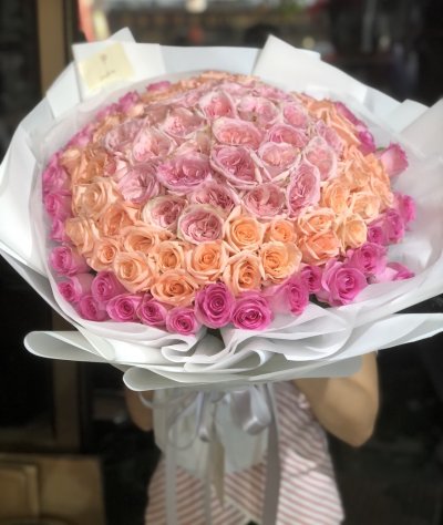 100 Roses - Peach Tone