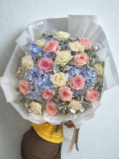 Hydrangea Pinkish Rose XL Bouquet