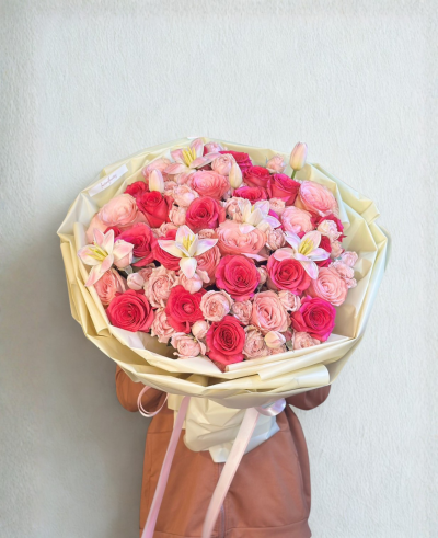 Majenta Rose - Love in XL FLowerBouquet