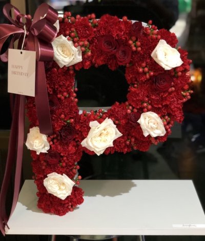 P - Floral Letter