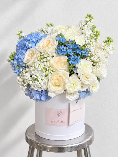 Grand Ethereal Blue & White Luxury Box