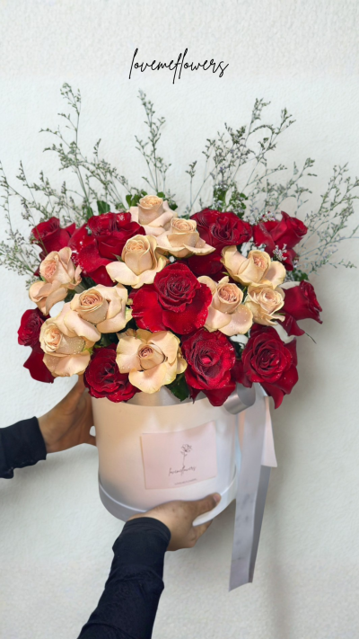 M- Red Cappucino FlowerBox